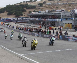 MotoGP quiere tener motos eléctricas, pero no de la forma en que aparecieron en Laguna Seca en 2011.