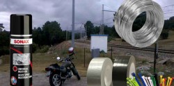 Es también muy importante llevar un rollo de cinta américana, bridas de plástico, alambre y aceite multiusos.