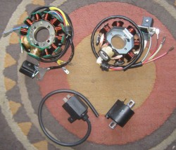 En un sistema de encendido hay un generador eléctrico y una bobina de alta.
