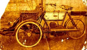Triciclo Ariel sobre 1912