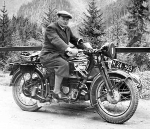 Puch 500 VL con sidecar Felber, de 1937