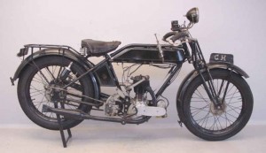 Alcyon de Turismo, con motor JAP de 350 cc y de 1925