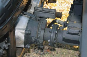 Accionamiento de la rueda del 'sidecar'