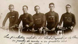 Ciclistas del GAC, Mardaras, Gojenola, Basarri, Elorza.