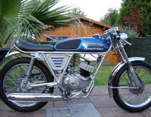 La Gitane Testi Champion Super, fabricada en Italia, era el sueño de los jóvenes franceses en la década de 1970, gracias a sus líneas y a su diseño digno de una motocicleta verdadera