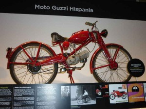 Moto Guzzi Hispania 65 de 1950, durante la postguerra la moto mas vendida en España.