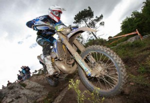 Joakim Ljunggren y la Husaberg en 2012