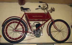 Bicicleta motorizada Huskvarna de 1903