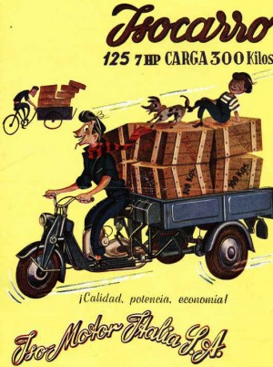 Cartel comercial del Isocarro