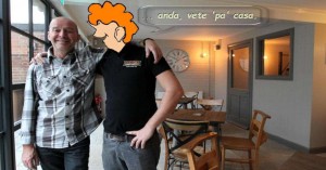 ¡Abuelo!, vete a casa, estás borracho!
