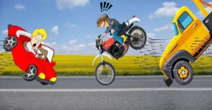 … y si el año que viene dicha medida tiene éxito, también la aplicaremos a los camiones y las motos. 