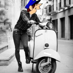 Dándole 'cuerda' a la Vespa