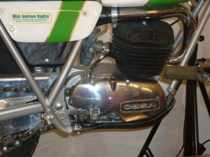 OSSA MAR de 1972: Vista del motor