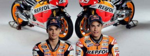 Los pilotos de Repsol Honda, Márquez y Pedrosa,  y la moto utilizarán en 2013: la RC213V.