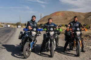 Tres M1NSK TRX 300 en el rally Brest-Dushanbe