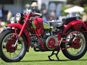 La Airone es una motocicleta de Moto Guzzi en producción entre 1939 y 1957. Presentada en 1939, fue puesta en producción después de la Segunda Guerra Mundial en 1945 y se construyó hasta 1957. Con un motor de 250 cc., muy resistente, y con una caja de cambios de cuatro velocidades, se fabricó en dos versiones: turismo y sport. La primera versión tenía una potencia de 9,5 CV y alcanzaba los 95 km/h, la segunda con 13,5 hp superaba los 110 km/h. Fue una motocicleta de media cilindrada muy difundidad en Italia.