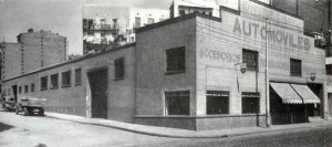 Talleres Aragall en la calle del Clot esquina a Gabriel y Galá