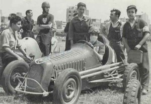 José Aragall en el 'midget' TAC 