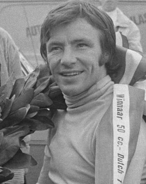 Ángel Nieto con la Derbi 50cc en Assen en 1972