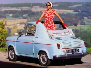 Microcoche Vespa 400 de Piaggio
