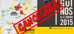Anuncio de la cancelación de la edición de 2.015