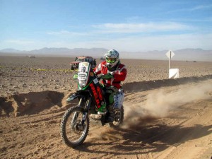 Filippo Ciotti con Rieju, ganador de la categoría Marathon del Dakar 2011