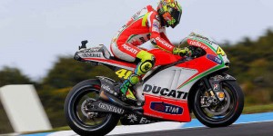 Valentino Rossi con Ducati en 2010.