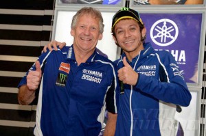 Valentino Rossi y Jeremy Burgess