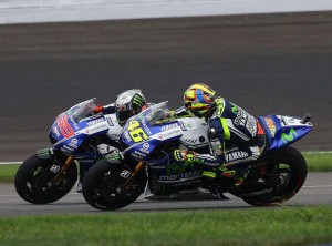 Valentino Rossi y Jorge Lorenzo