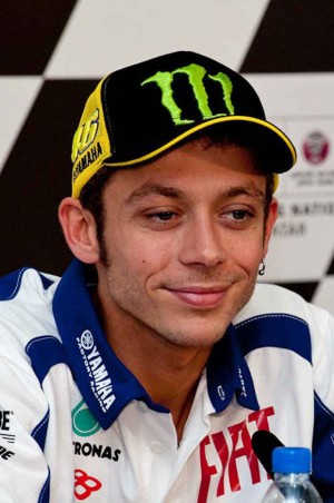 Valentino Rossi en el GP de Qatar de 2.010