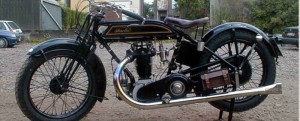 Saroléa 23G, con motor monocilíndrico de 500 cc. OHV,  de 1924