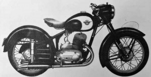 Derbi Turismo de 250 cc. muy similar a la Jawa 250cc.