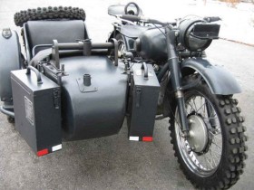 Ural M72 con 'sidecar' de 1944
