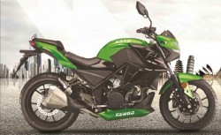 La Kengo X350 es un clon de la Kawasaki Z300.