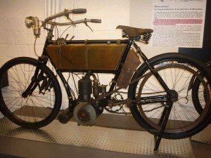 La Villalbí 430 cc. de 1904, en el Museo de la Moto de Barcelona.